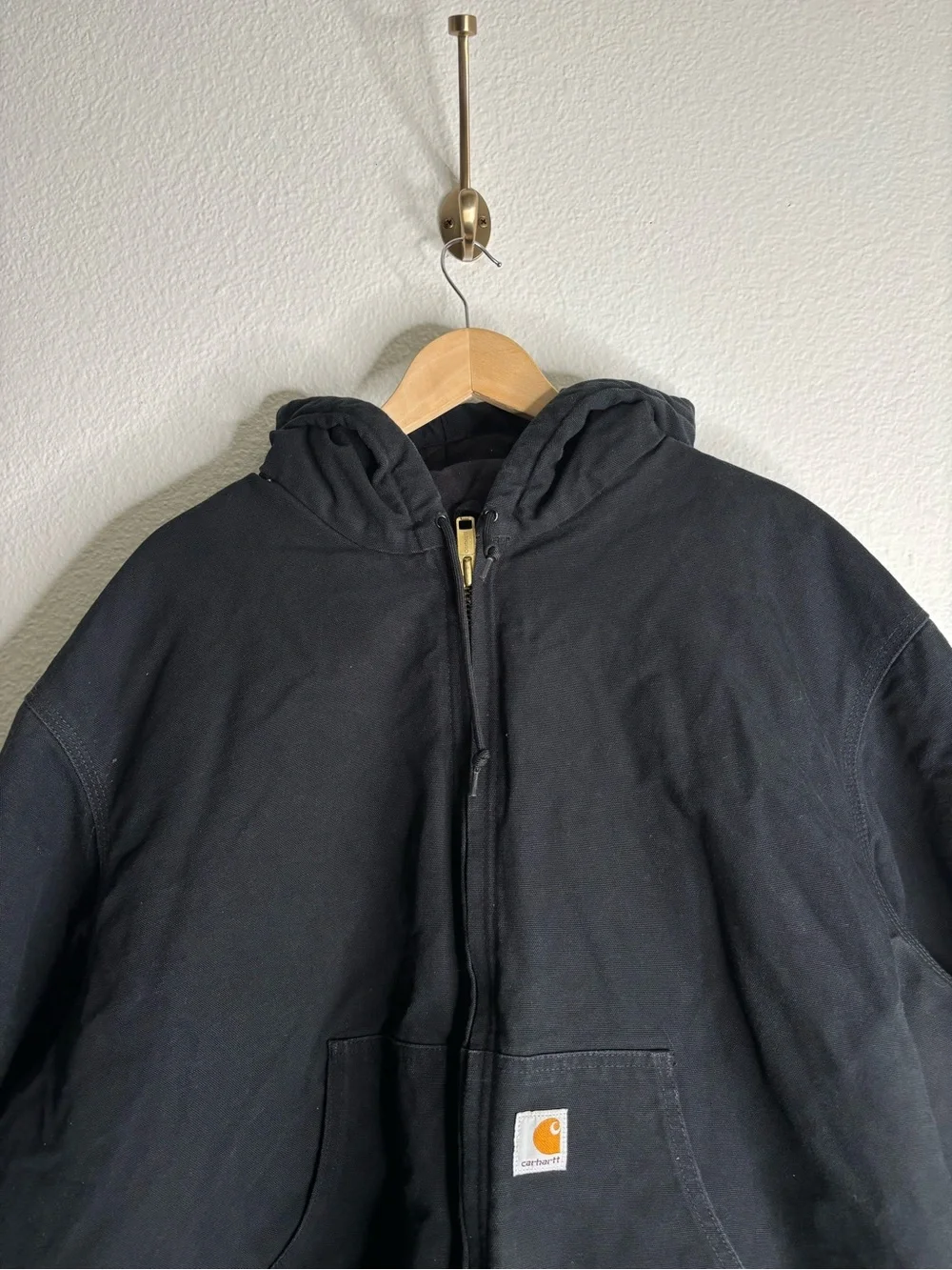 Carhartt ICONIC J140 FIRM DUCK ACTIVE JAC Black size 2XL